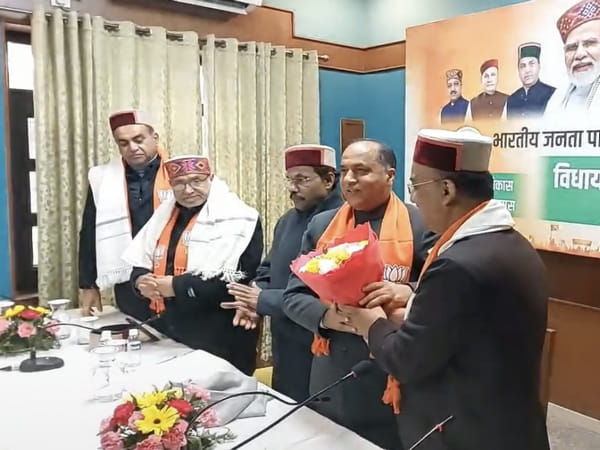 Former CM Jairam Thakur elected Leader of Opposition in Himachal Pradesh