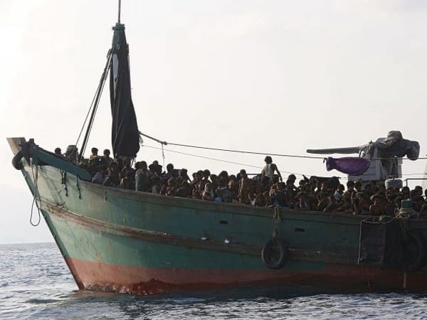 Boat adrift at sea for weeks carrying Rohingya refugees reaches Indonesia's Aceh