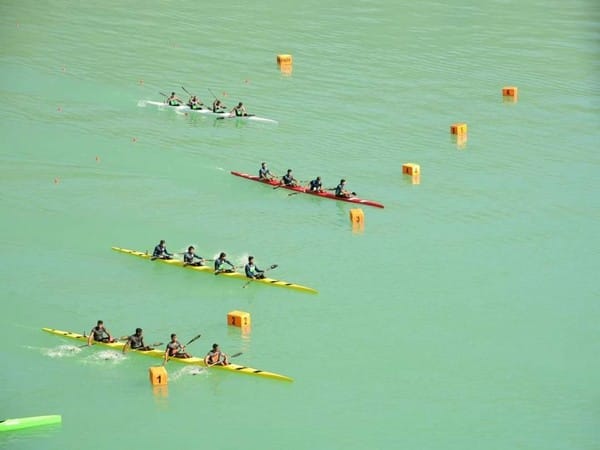 Uttarakhand CM inaugurates national championship 'Tehri Water Sports Cup'