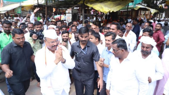 File photo of Maharashtra minister Abdul Sattar of Balasahebanchi Shiv Sena | Twitter @AbdulSattar_99