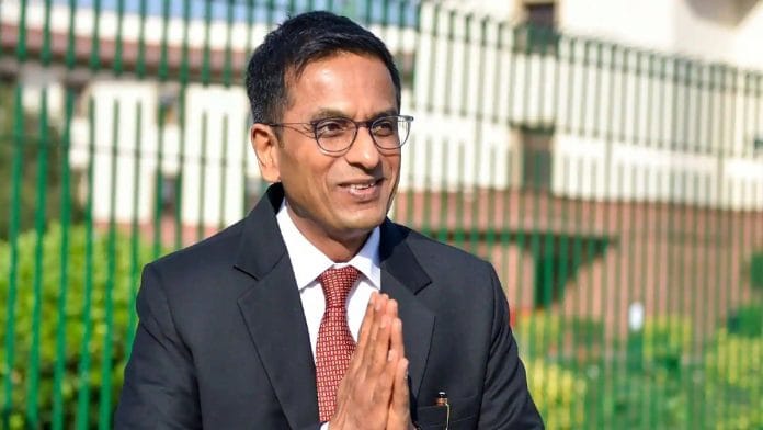 File photo of CJI D.Y. Chandrachud | PTI