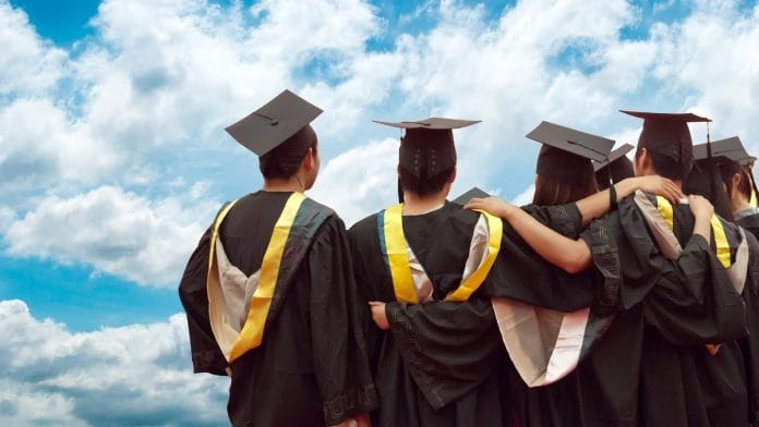 Representational photo of students at graduating ceremony | Pxfuel