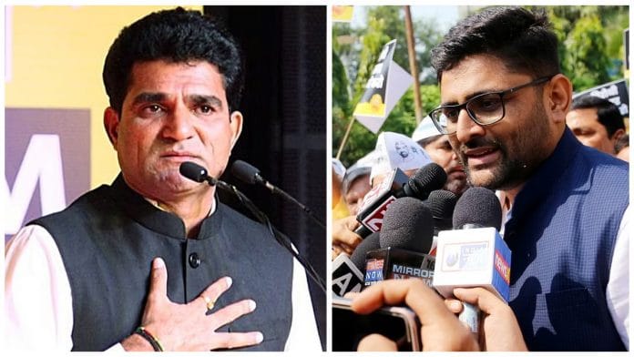 File photo of Isudan Gadhvi and Gopal Italia