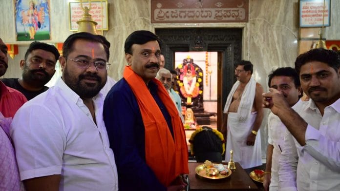 File photo of former Karnataka minister Gali Janardhana Reddy with his supporters | Facebook/ Gali Janardhan Reddy