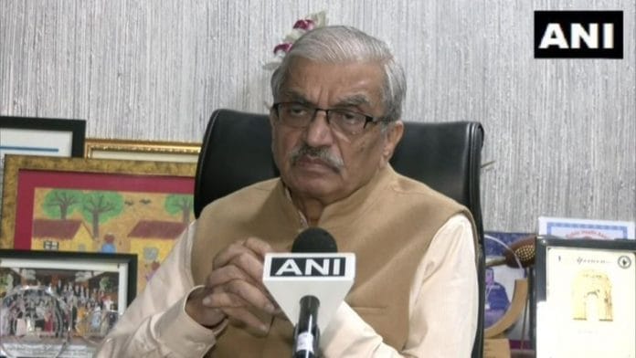 Chairman of the Covid 19 Working Group, NTAGI, N.K. Arora | Twitter@ANI