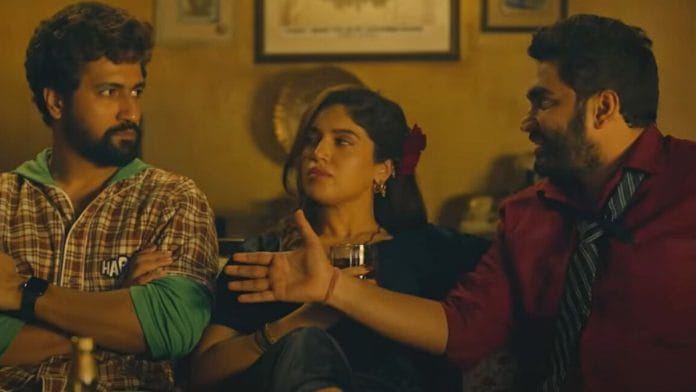 Vicky Kaushal and Bhumi Pednekar in Govinda Mera Naam | YouTube screenshot