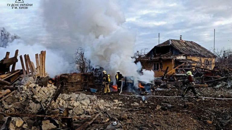 Kyiv residents told to head to air raid shelters as sirens wail across Ukraine’s capital