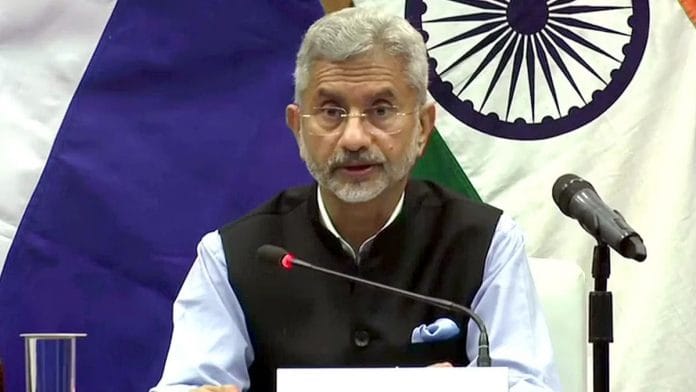 File photo of Union Minister for External Affairs S. Jaishankar. | ANI
