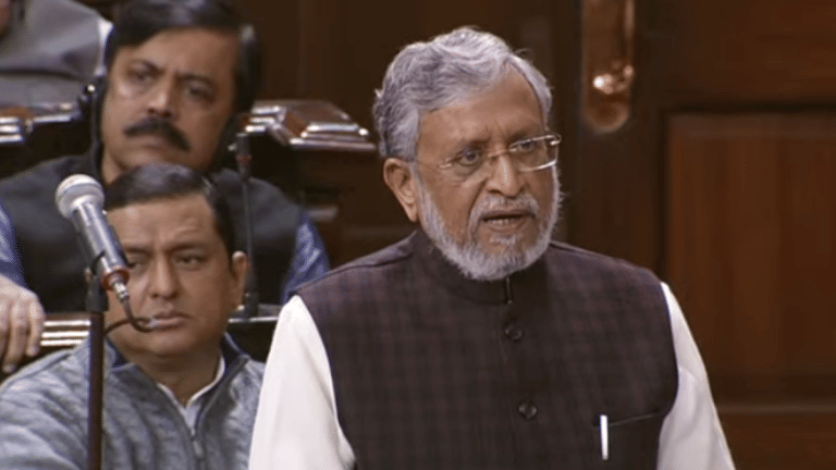‘2 judges cannot decide on same-sex marriages,’ BJP MP Sushil Kumar Modi tells Parliament
