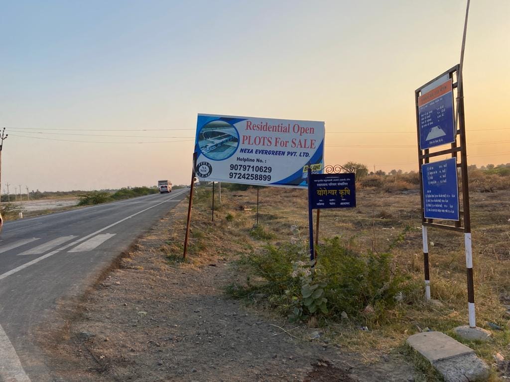 Real estate companies have set up their site offices near Dholera. | Moushumi Das Gupta | ThePrint