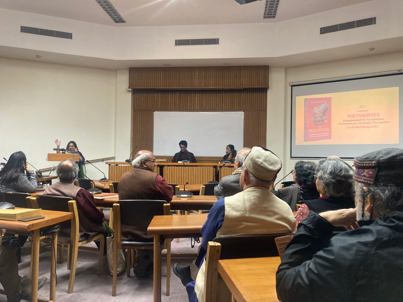 Anirudh Kanisetti and Devika Rangachari at IIC, Delhi book launch | Vandana Menon, ThePrint
