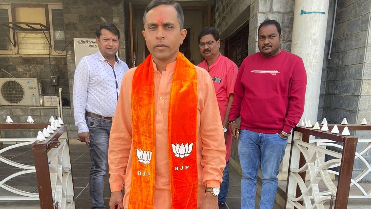 BJP candidate Kanhaiyalal Bachubhai Kishori | Photo: Madhuparna Das | ThePrint