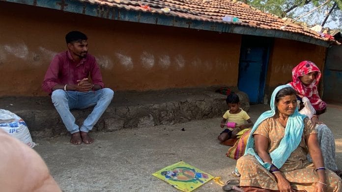A group of tribal Christian villagers in Dahod | Photo: Madhuparna Das | ThePrint