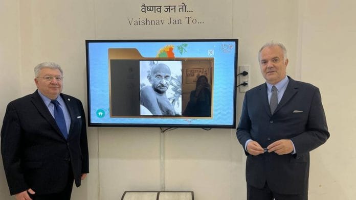 Ioannis Chryssoulakis (left) with ambassador of Greece in India, Dimitrios Ioannou | By special arrangement