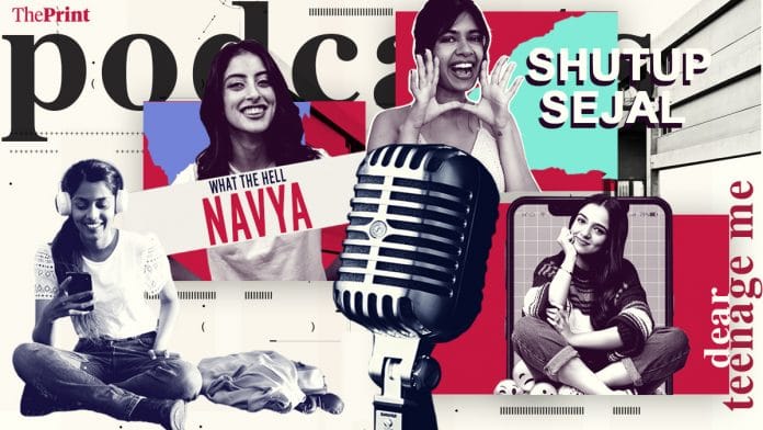 Youngsters across India are warming up to podcasts | Illustration: Soham Sen, ThePrint