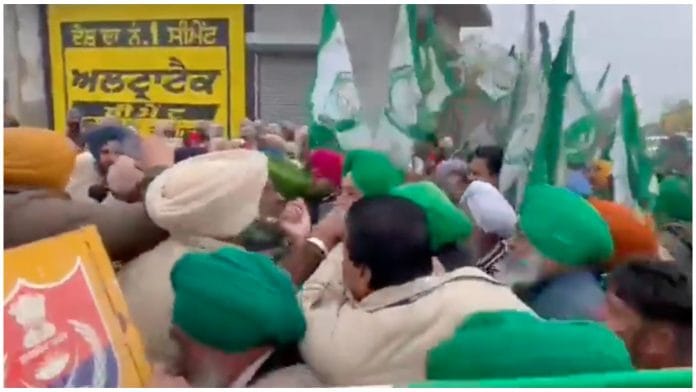 A screengrab of the protest.| Tractor2twitr_P