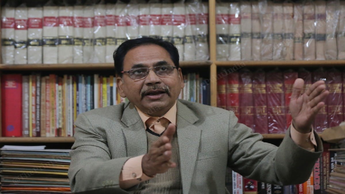 Shahi Idgah mosque secretary Tanveer Ahmad. | Suraj Singh Bisht | ThePrint