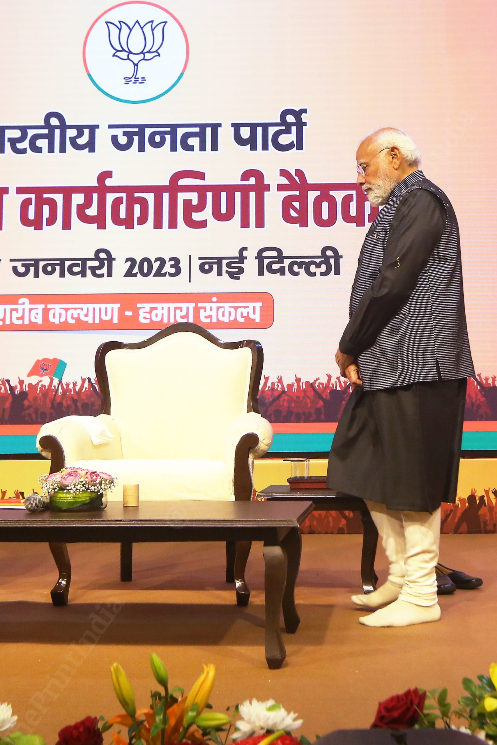 PM Narendra Modi attends BJP national executing meeting | Photo: Praveen Jain | ThePrint