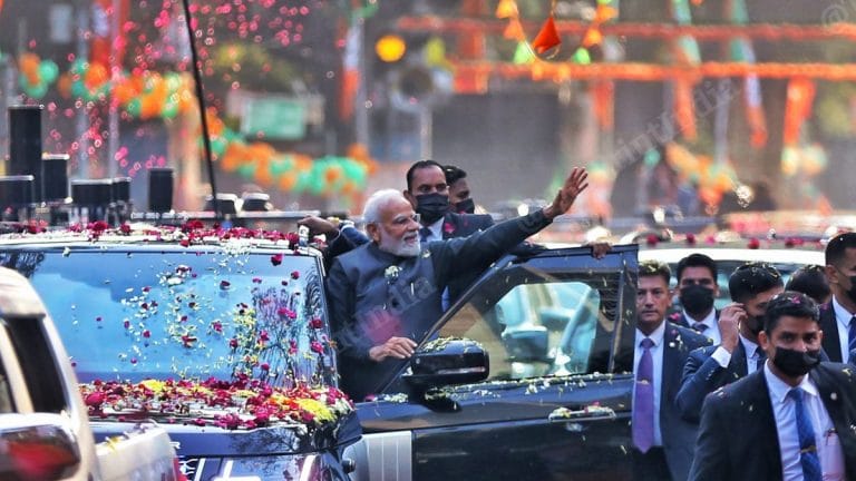 Modi rides into BJP’s executive meet — glimpses from the roadshow & party’s two-day event