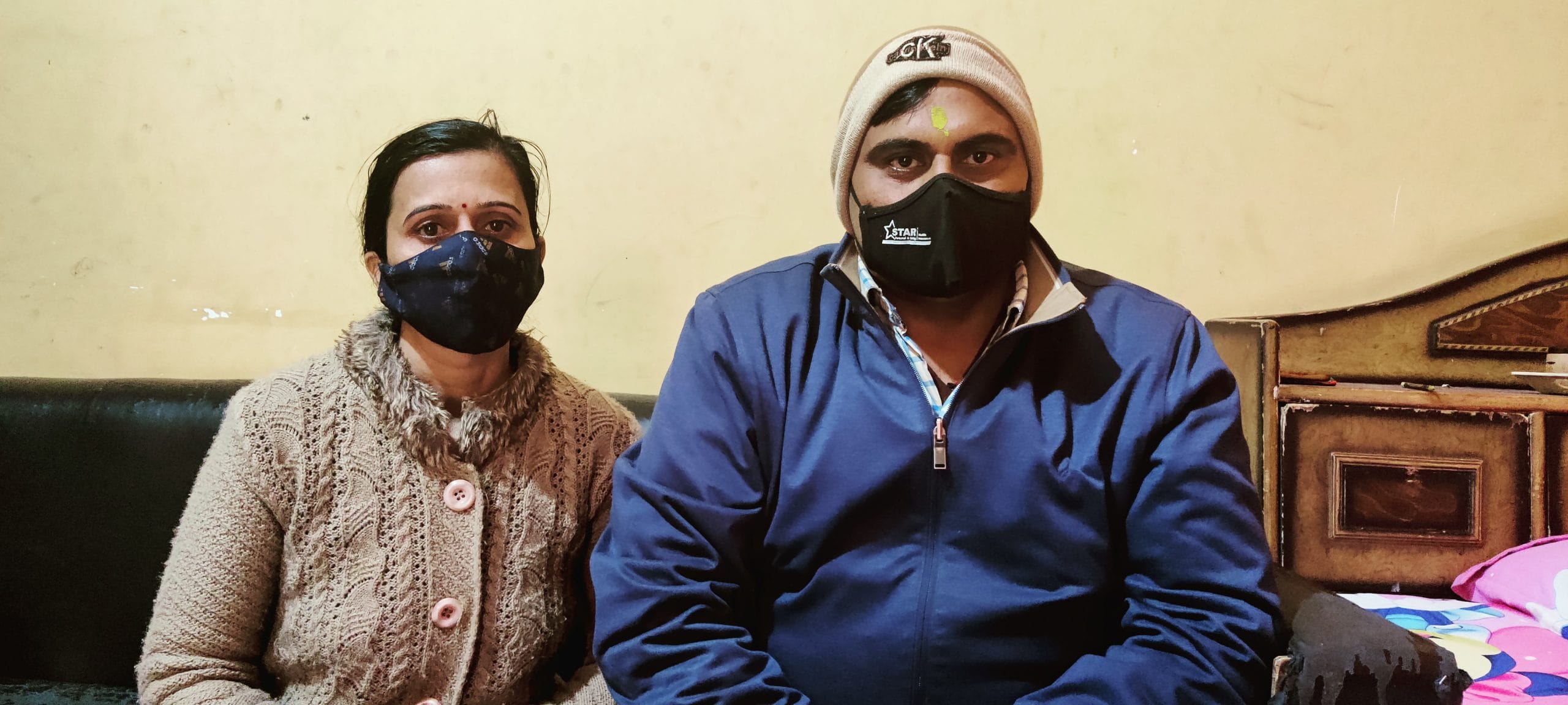 Pushpa and Dheeraj Shukla, Sanskriti's parents | Sonal Matharu/ThePrint