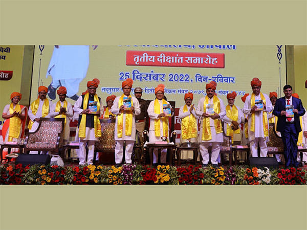 Homeopathic Physician & teacher Dr AK Dwivedi's book 'Human Anatomy' released by Governor of MP