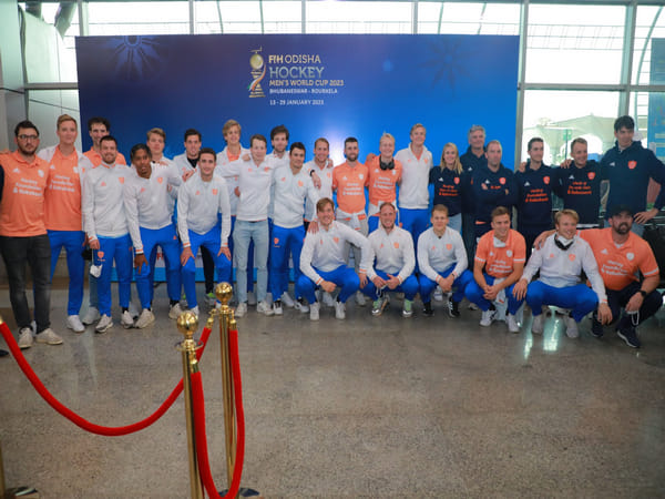 FIH Men's Hockey World Cup 2023: Netherlands hockey team receives warm welcome at Bhubaneswar