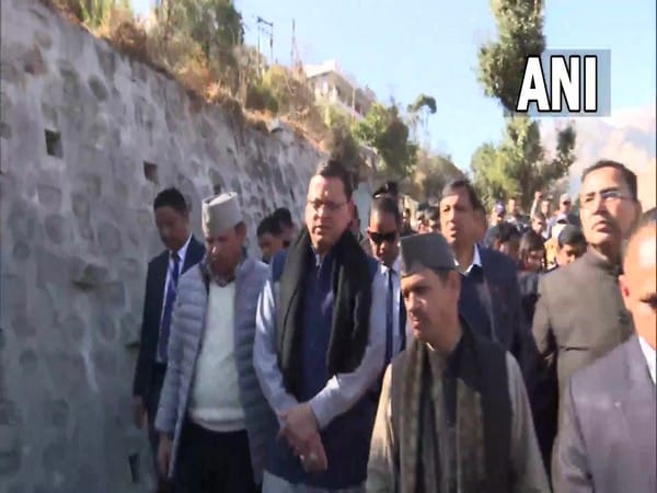 Uttarakhand: CM Dhami arrives in Joshimath to inspect 'sinking' town, meet families