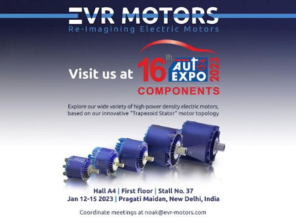 Leading Israeli Startup EVR Motors to Showcase Innovative Line of 