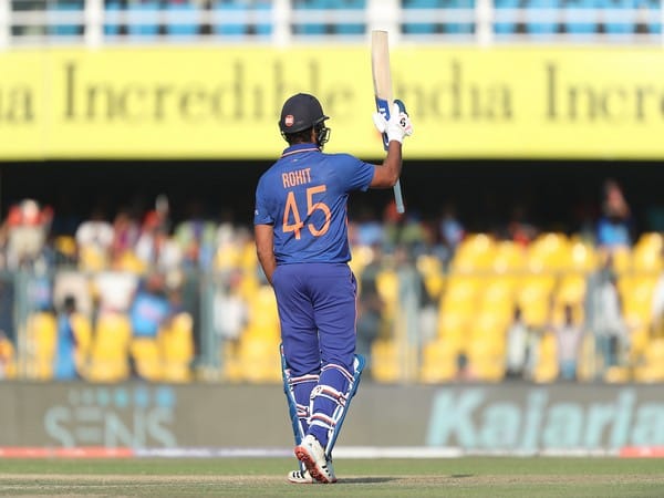 Rohit Sharma completes 9,500 runs in ODI cricket 