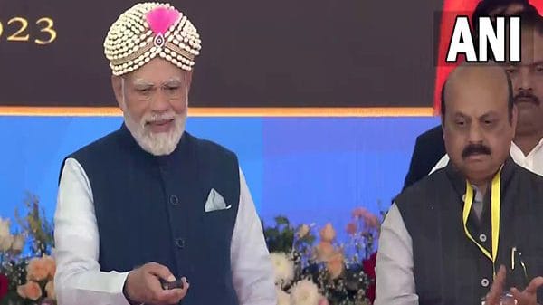 PM Modi inaugurates 26th National Youth Festival in Karnataka's Hubbali