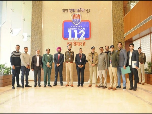 NITI Aayog member visits State Emergency Response Centre, hails 'Haryana 112' initiative
