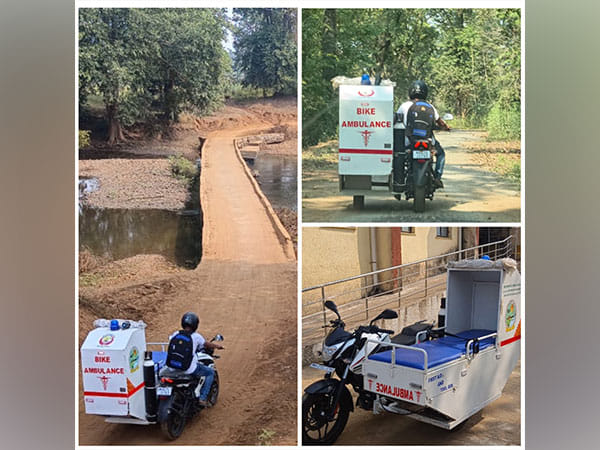 ITDP introduces 'Bike Ambulance' in  Maharashtra's Gadchiroli