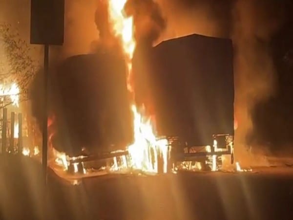 Two killed as vehicles catch fire in Assam road accident