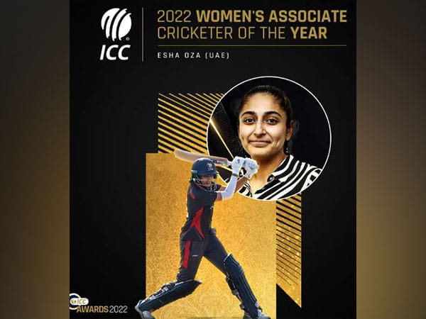 ICC announces Esha Oza as Women's Associate Cricketer of 2022