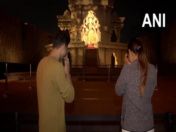 Saraswati Puja: Grand idol of Goddess Saraswati unveiled in Tala Prattoy in Kolkata 