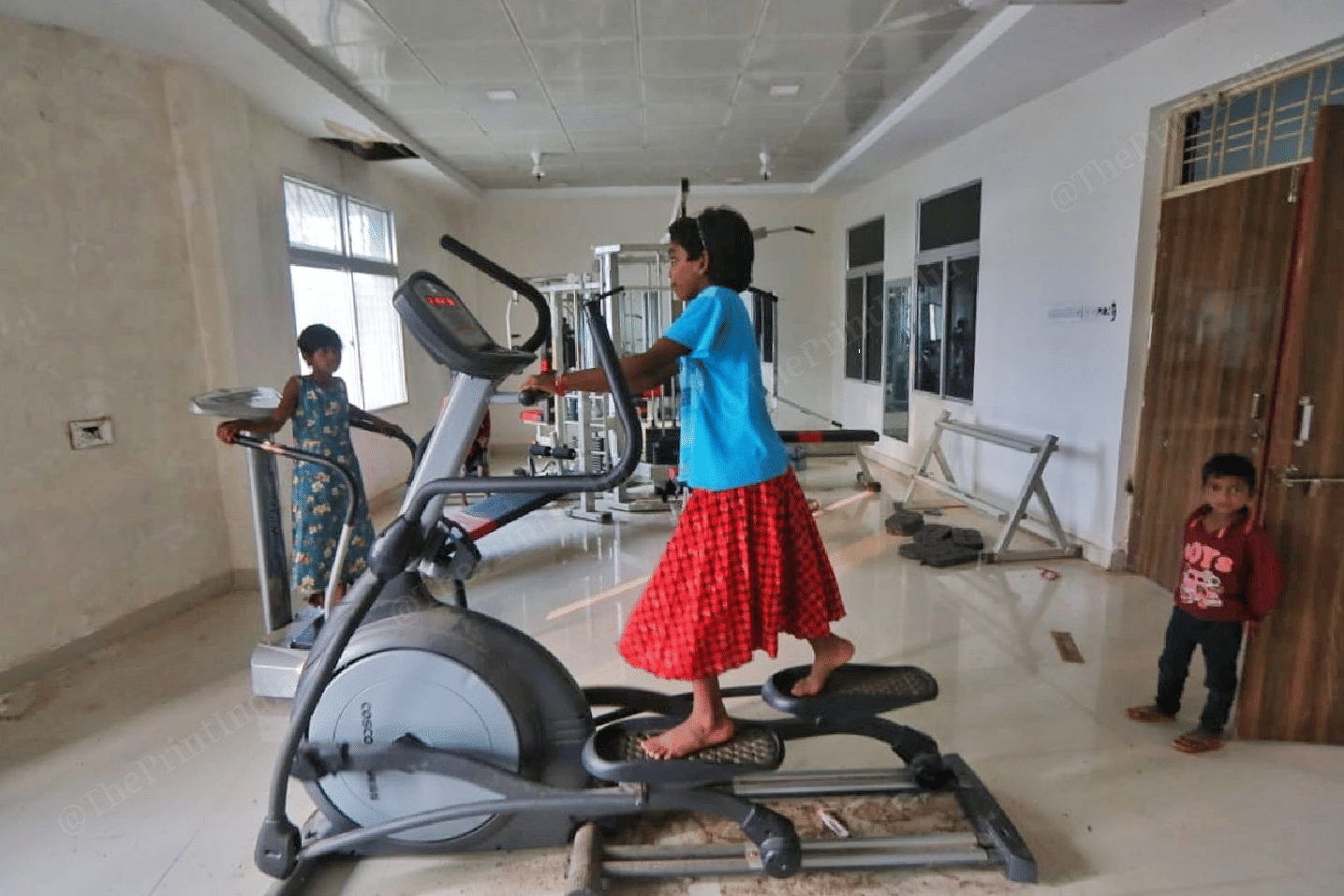The gym inside the stadium | Photo: Praveen Jain | ThePrint