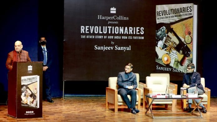 Union Home minister Amit Shah at book launch in Delhi Wednesday | Twitter @AmitShah