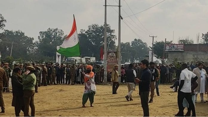 Dinesh Sharma at a Bharat Jodo Yatra event | Photo: Amogh Rohmetra