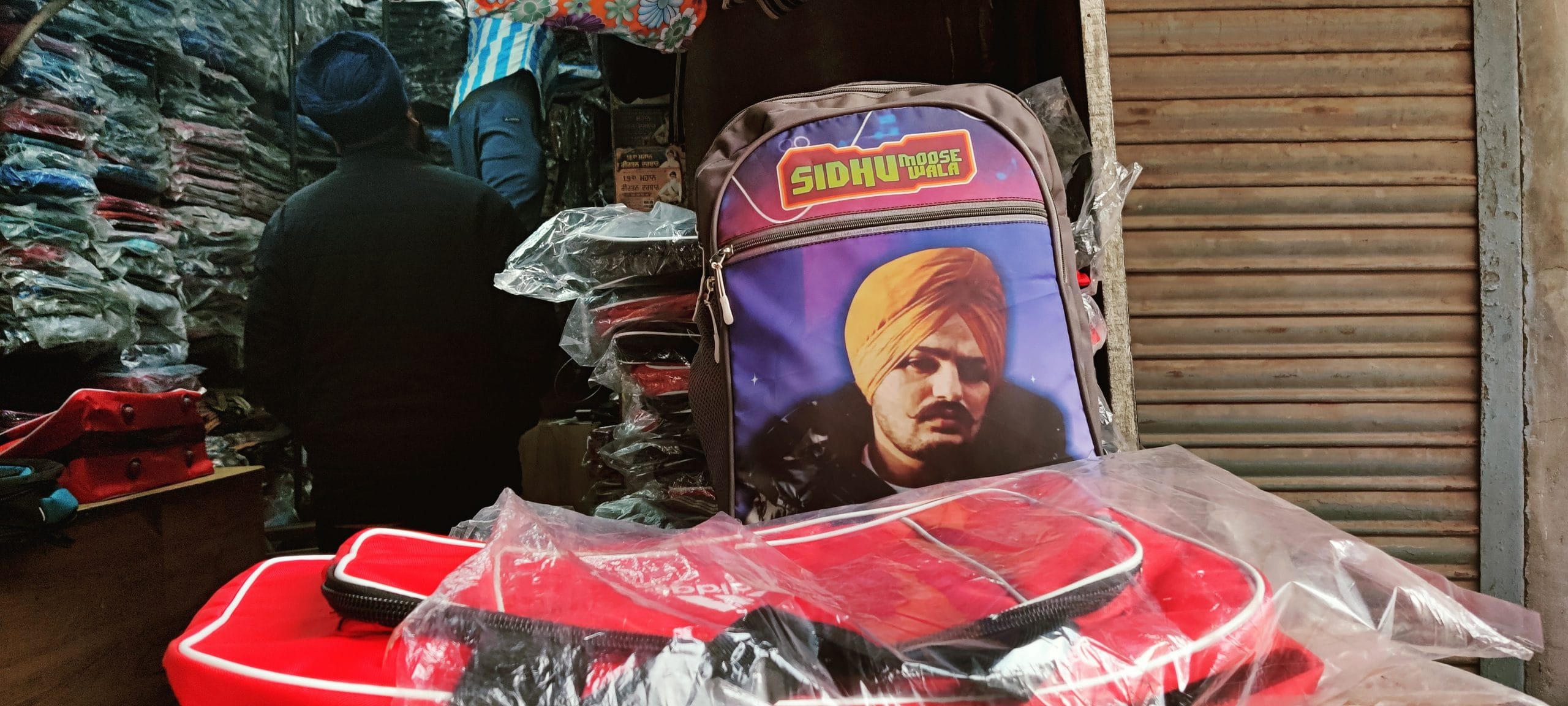 School bag with Sidhu Moose Wala on it | Urjita Bharadwaj, ThePrint
