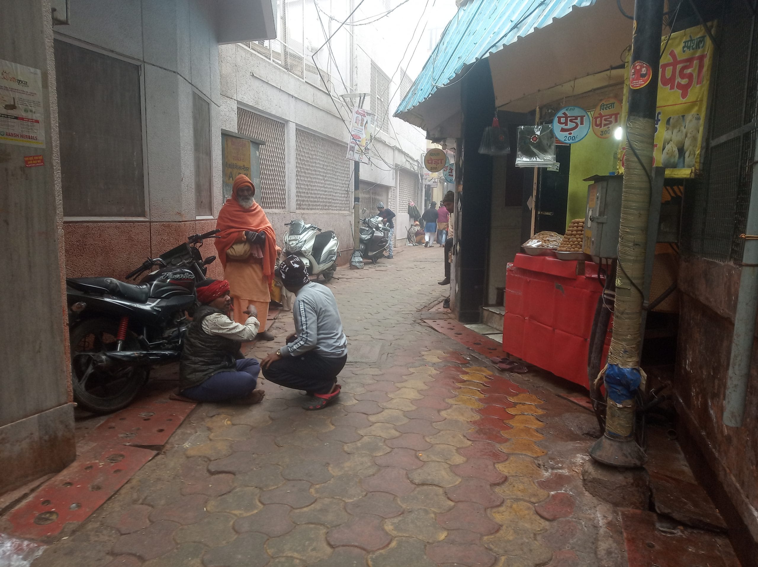 Narrow streets leading up to the Bankey Bihari temple | Photo: Krishan Murari | The Print