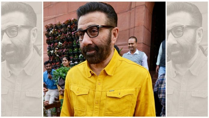 File photo of Gurdaspur MP Sunny Deol at Parliament in New Delhi | ANI