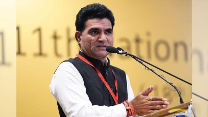 Aam Aadmi Party (AAP) leader Isudan Gadhvi | File image | Twitter/@isudan_gadhvi