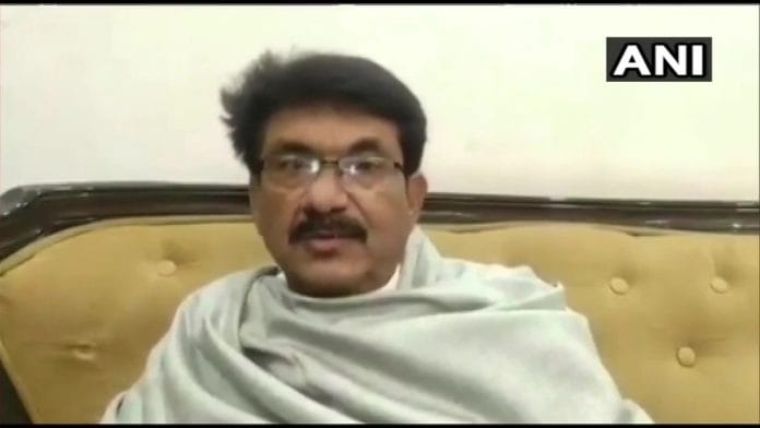 File photo of Madhya Pradesh minister Mahendra Singh Sisodia | Twitter/@ANI