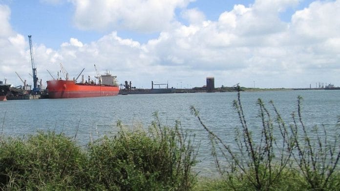 A view of Pradeep Port