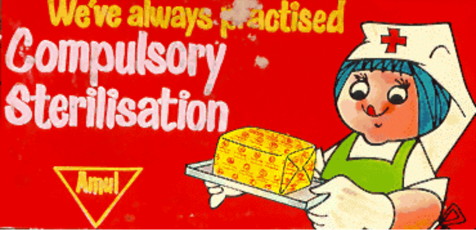Amul's emergency cartoon, a stand against Sanjay Gandhi's compulsory sterilisation program | Twitter 