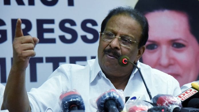 Kerala Congress chief K. Sudhakaran | ANI file photo