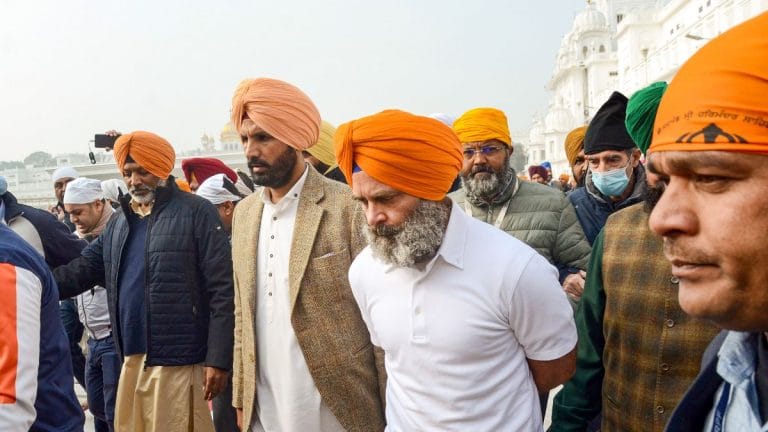 ‘Nautanki’ — BJP attacks Rahul for wearing saffron turban in Punjab, Congress calls it ‘non-issue’