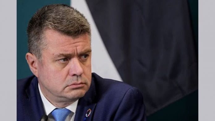 Estonia's Foreign Minister Urmas Reinsalu listens during Nordic-Baltic cooperation (NB8) foreign ministers meeting in Kaunas, Lithuania September 7, 2022 | Reuters