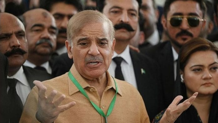 Pakistan Prime Minister Shehbaz Sharif | Photographer: Aamir Qureshi/AFP/Getty Images