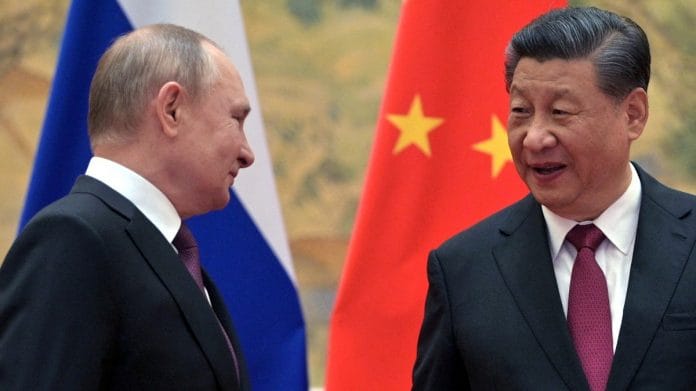 Russian President Vladimir Putin attends a meeting with Chinese President Xi Jinping in Beijing | Sputnik/Aleksey Druzhinin/Kremlin via Reuters file photo